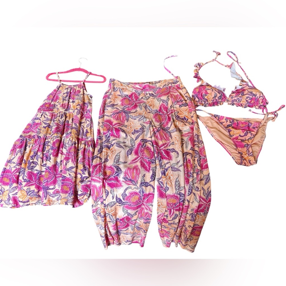 NWOT! Old Navy Mommy & Me set w/ bikini (M),  pants (S) & dress (5T) Never worn!